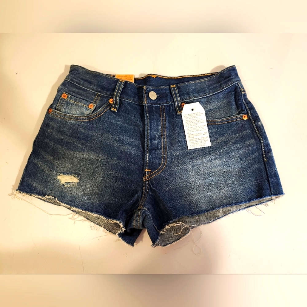Levi's 501 button fly shorts